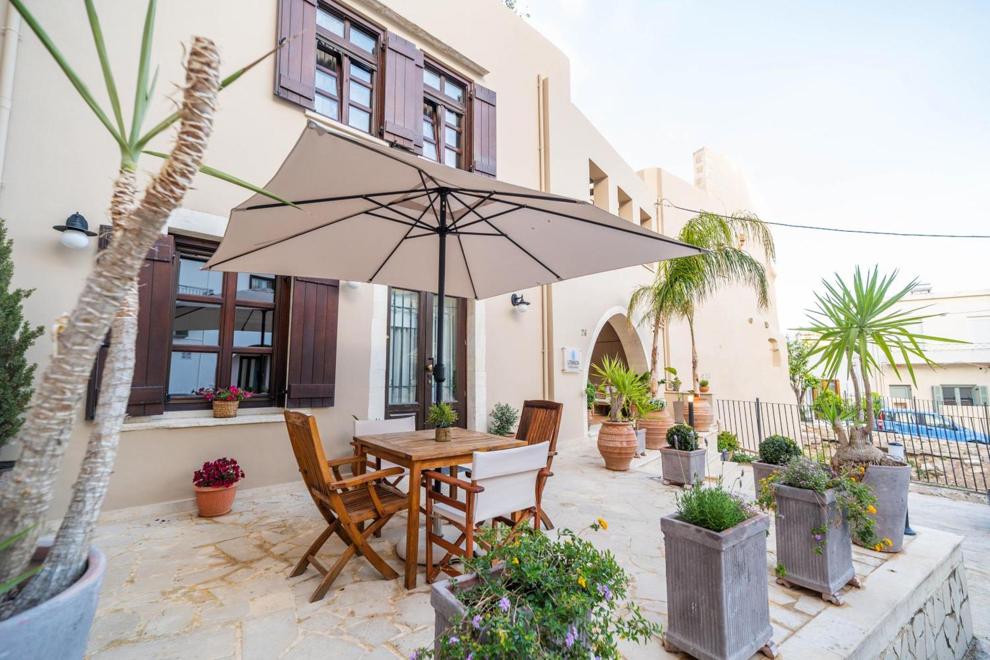 Lithinon Luxury Suites Hriszí Aktí Haniá Kültér fotó